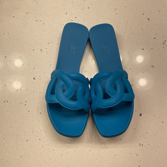 hermes aloha sandals size 38/8 - Picture 3 of 4